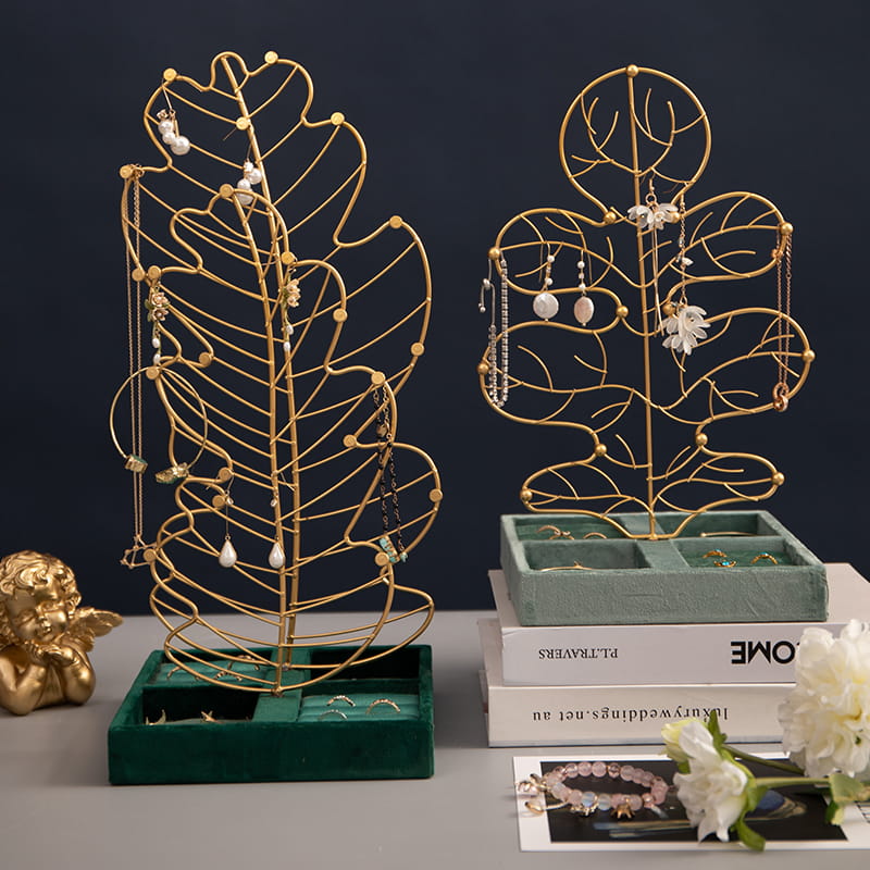 Rack de joias de metal decorativo exclusivo de vendas diretas da fábrica